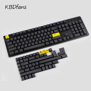 BLACK DYE-SUBLIMATED PBT KEYSET