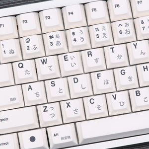 EnjoyPBT Gray Japanese Keycaps set