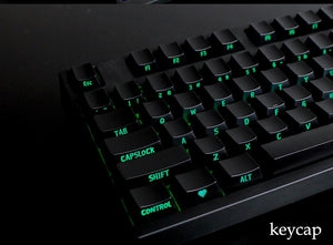 104 abs side printed backlit keycap
